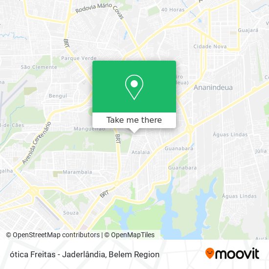 ótica Freitas - Jaderlândia map