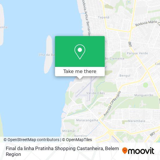 Final da linha Pratinha Shopping Castanheira map