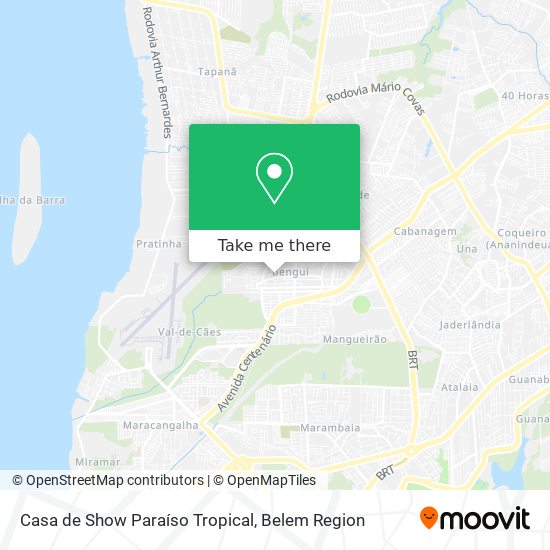 Casa de Show Paraíso Tropical map