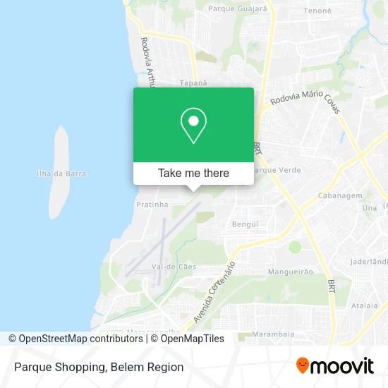 Parque Shopping map