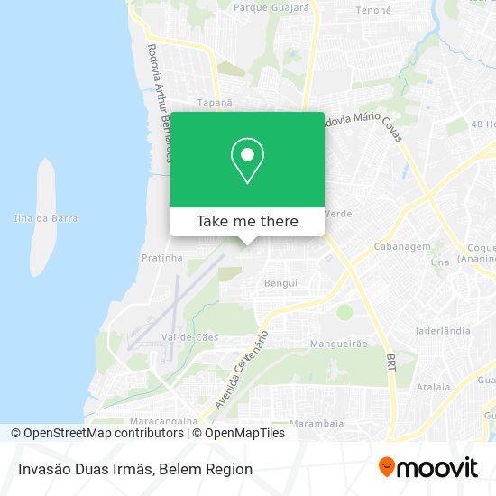 Invasão Duas Irmãs map