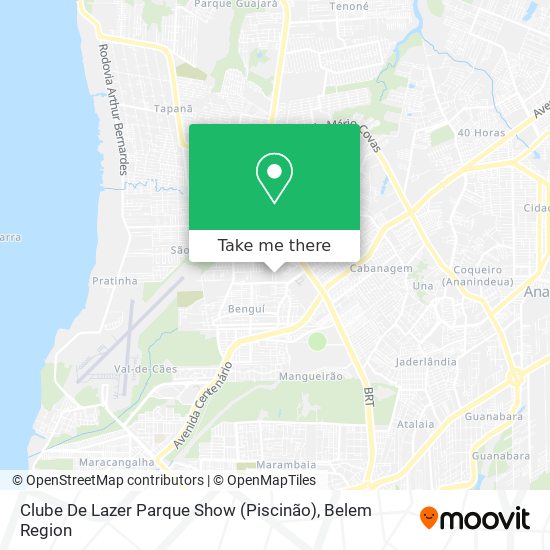 Clube De Lazer Parque Show (Piscinão) map