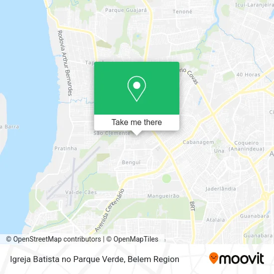 Igreja Batista no Parque Verde map
