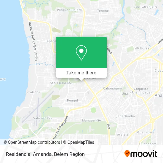 Residencial Amanda map