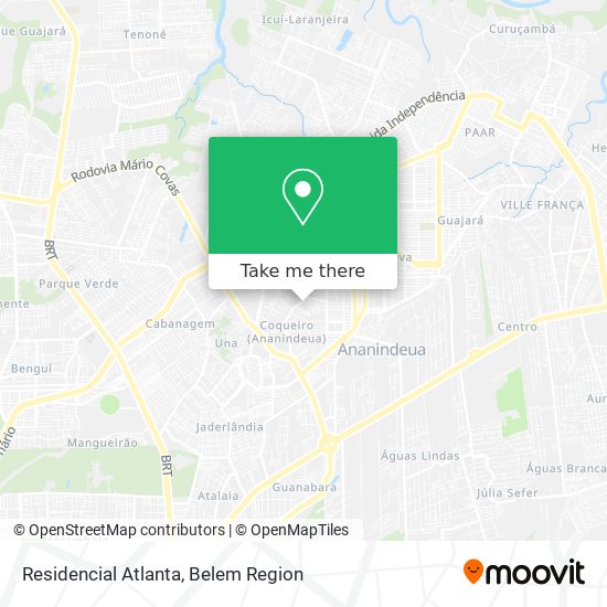 Mapa Residencial Atlanta