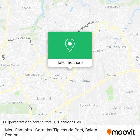 Meu Cantinho - Comidas Tipicas do Pará map