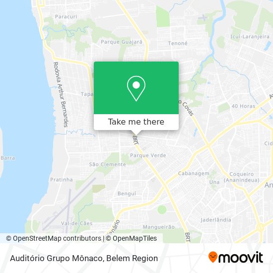 Auditório Grupo Mônaco map