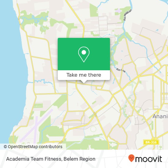 Academia Team Fitness map