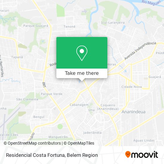 Residencial Costa Fortuna map