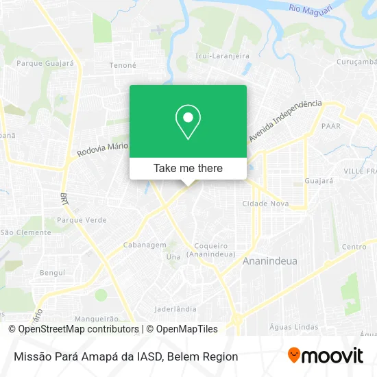 Missão Pará Amapá da IASD map