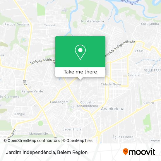 Jardim Independência map