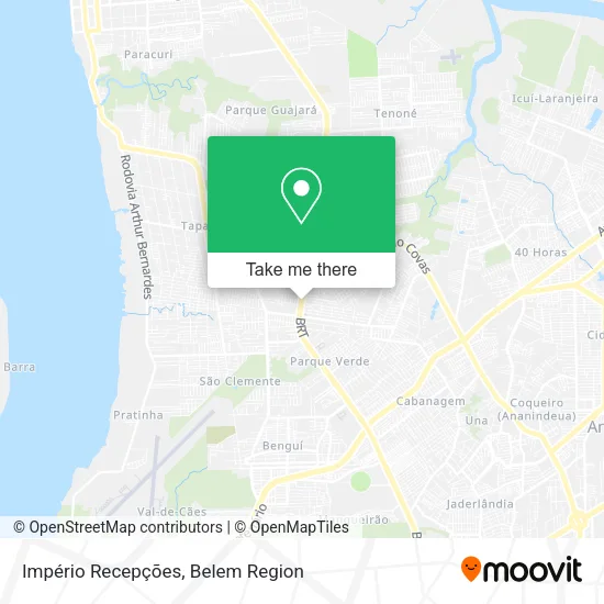 Império Recepções map