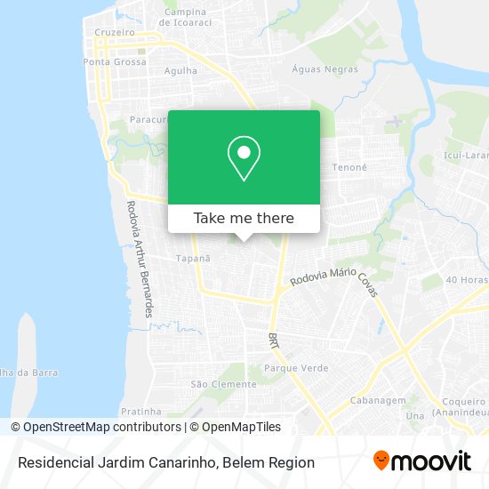 Residencial Jardim Canarinho map