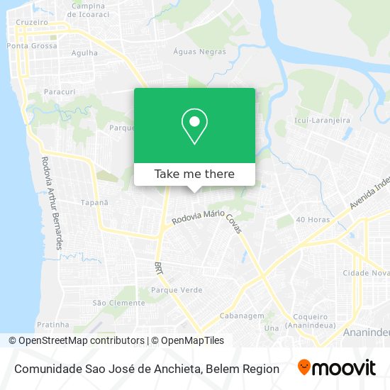 Comunidade Sao José de Anchieta map