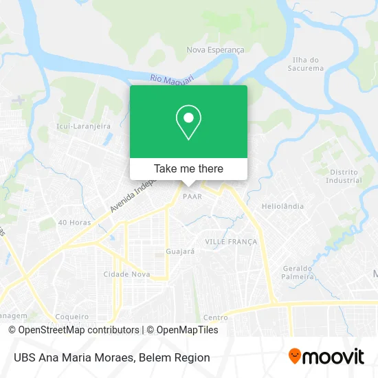 UBS Ana Maria Moraes map