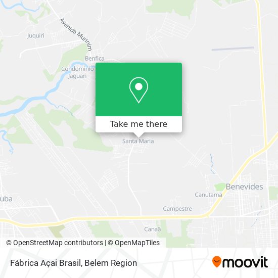 Fábrica Açai Brasil map