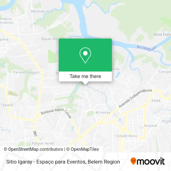 Sitio Igaray - Espaço para Eventos map