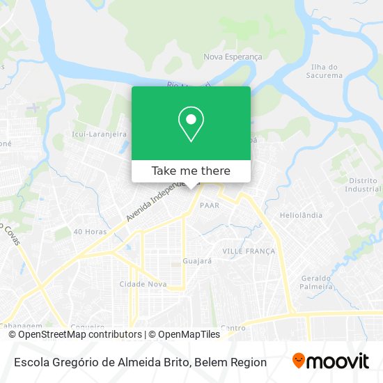 Escola Gregório de Almeida Brito map