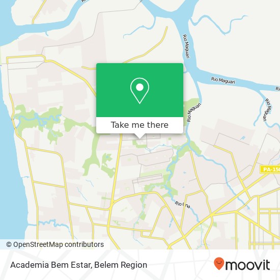 Academia Bem Estar map