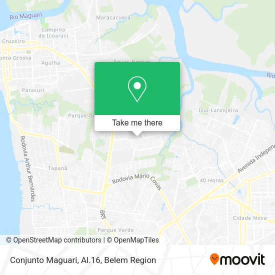 Conjunto Maguari, Al.16 map