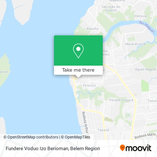 Fundere Voduo Izo Berioman map