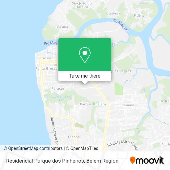 Residencial Parque dos Pinheiros map