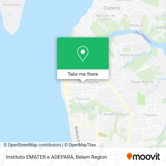 Instituto EMATER e ADEPARÁ map