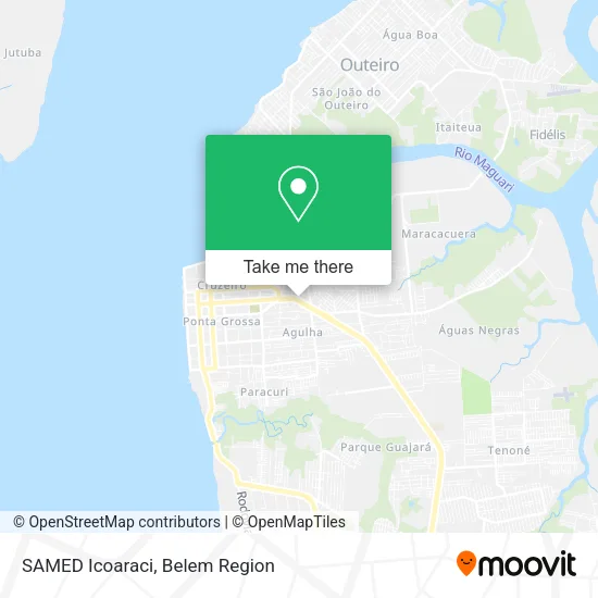 SAMED Icoaraci map