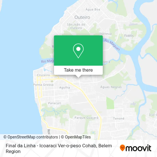 Final da Linha - Icoaraci Ver-o-peso Cohab map