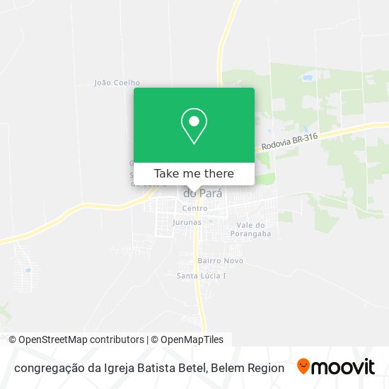 congregação da Igreja Batista Betel map