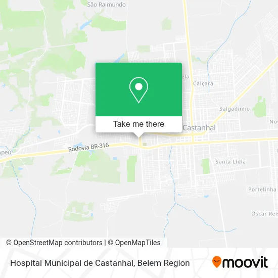 Hospital Municipal de Castanhal map