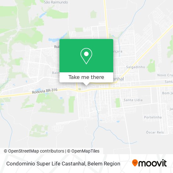 Condominio Super Life Castanhal map
