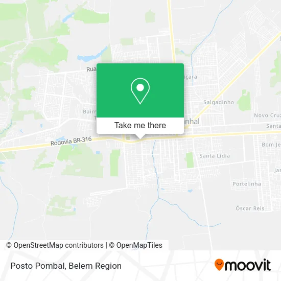 Posto Pombal map