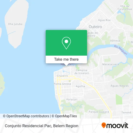 Conjunto Residencial Pac map