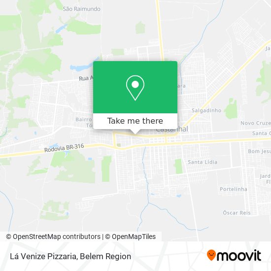 Mapa Lá Venize Pizzaria