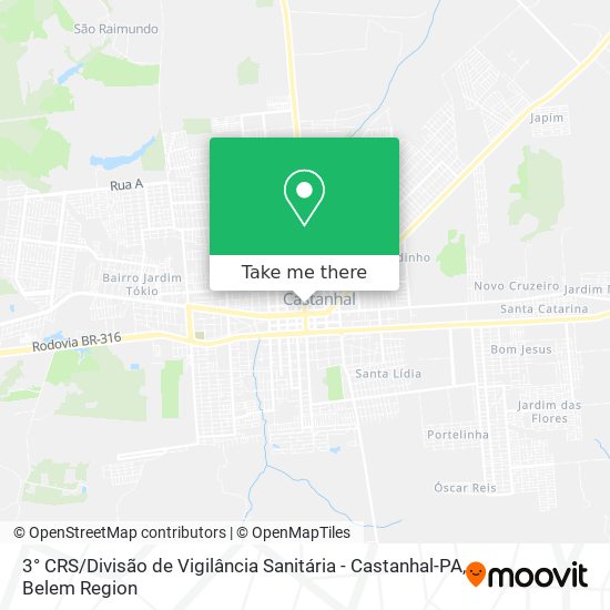 3° CRS / Divisão de Vigilância Sanitária - Castanhal-PA map