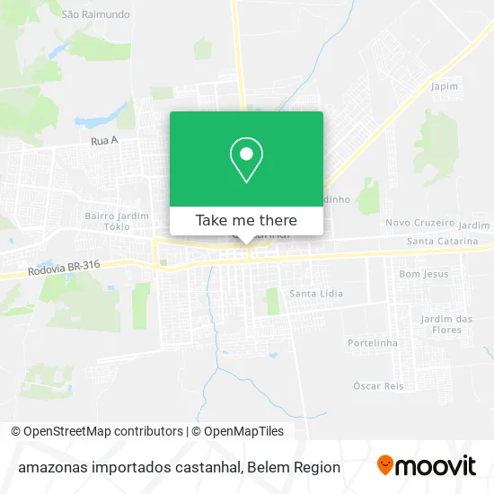 amazonas importados castanhal map