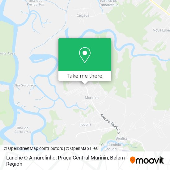 Lanche O Amarelinho, Praça Central Murinin map
