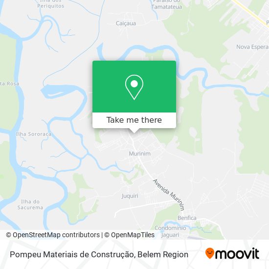 Mapa Pompeu Materiais de Construção