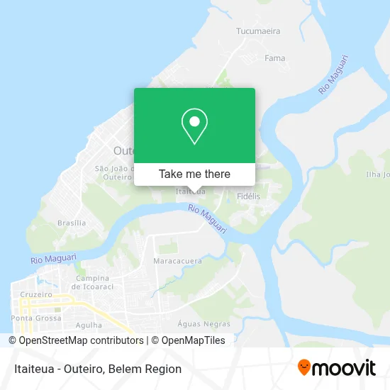 Itaiteua - Outeiro map