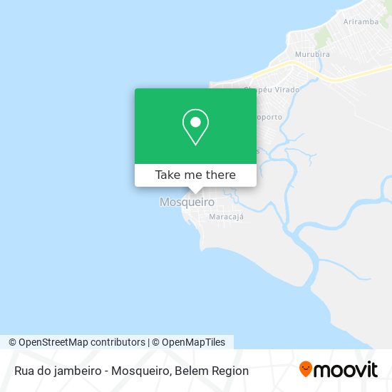 Rua do jambeiro - Mosqueiro map