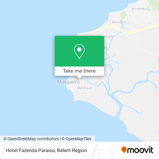 Hotel Fazenda Paraiso map