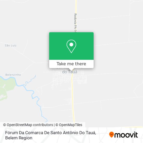 Fórum Da Comarca De Santo Antônio Do Tauá map