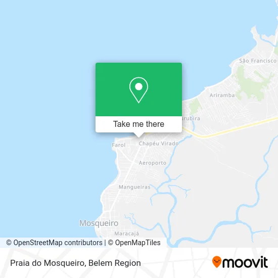 Praia do Mosqueiro map