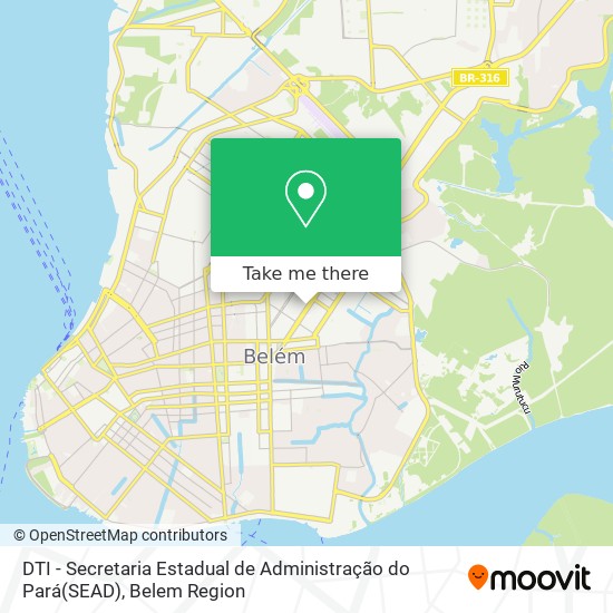 DTI - Secretaria Estadual de Administração do Pará(SEAD) map
