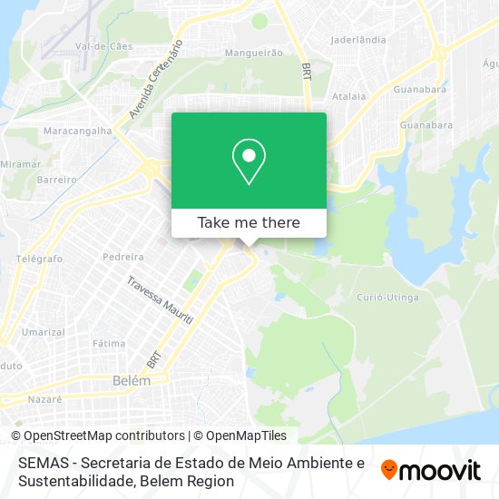 SEMAS - Secretaria de Estado de Meio Ambiente e Sustentabilidade map