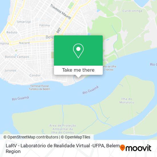 LaRV - Laboratório de Realidade Virtual -UFPA map