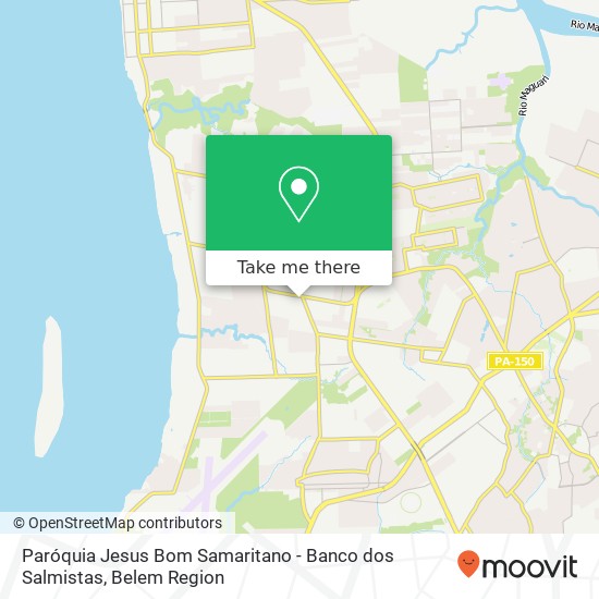 Paróquia Jesus Bom Samaritano - Banco dos Salmistas map