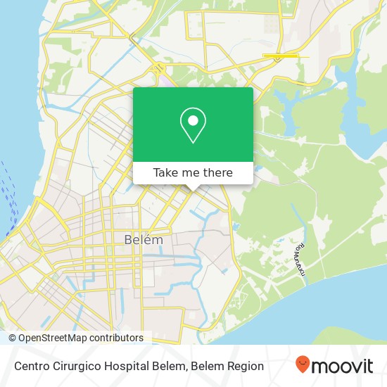 Centro Cirurgico Hospital Belem map