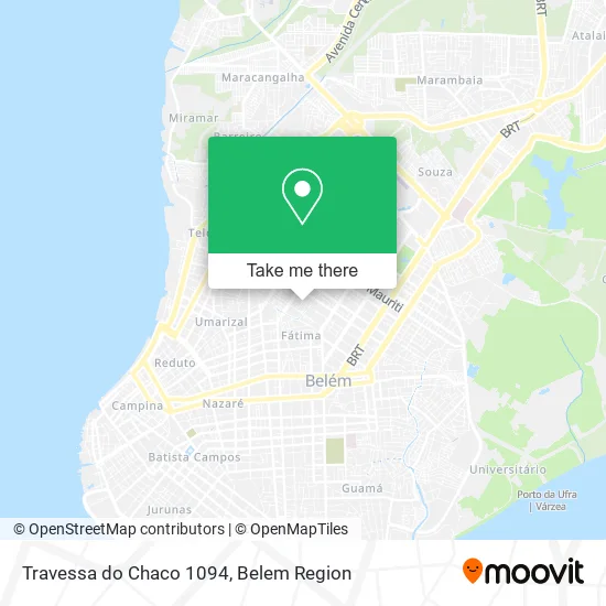 Travessa do Chaco 1094 map